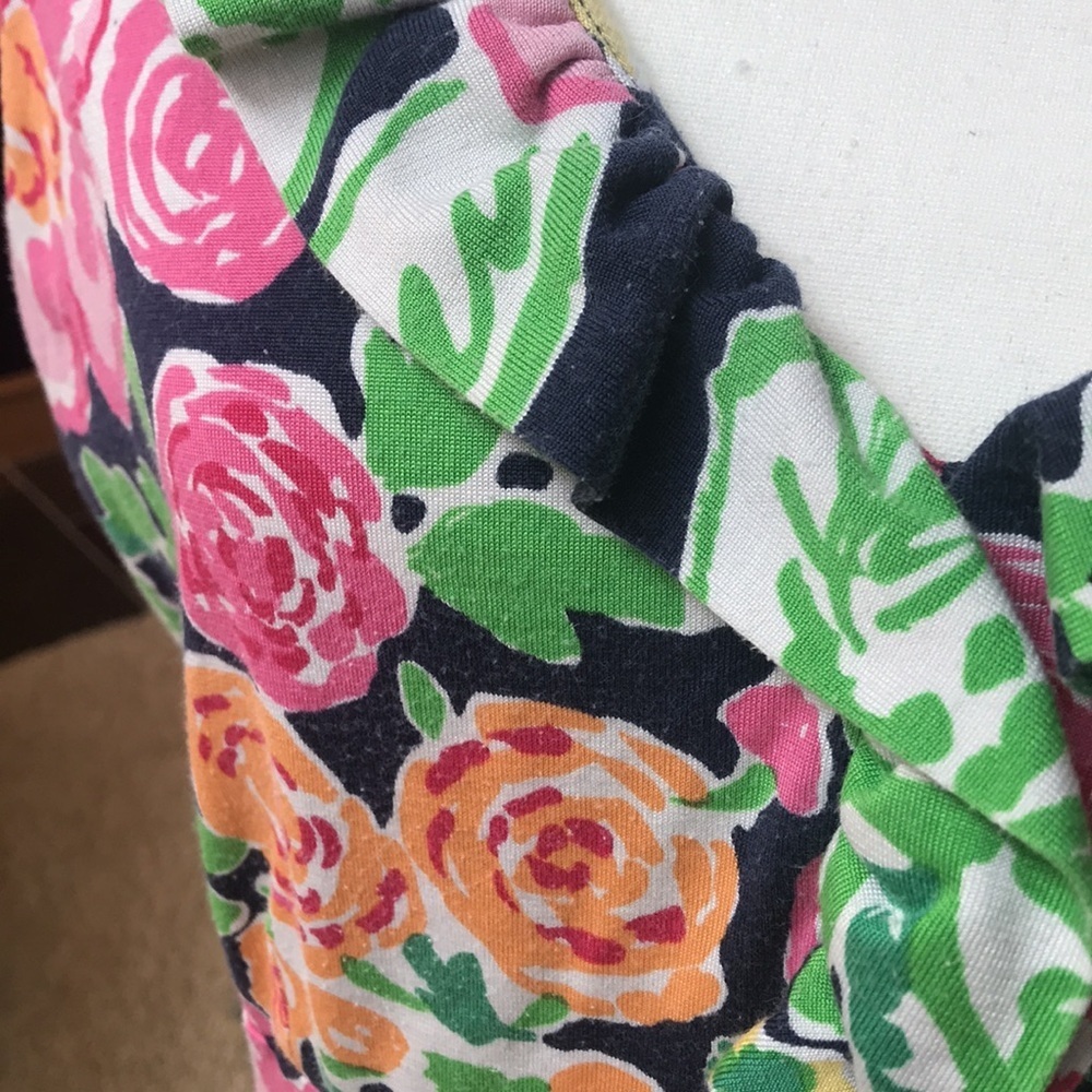 Lilly Pulitzer Garden Clare Floral ruffle neck dress - Picture 5 of 6